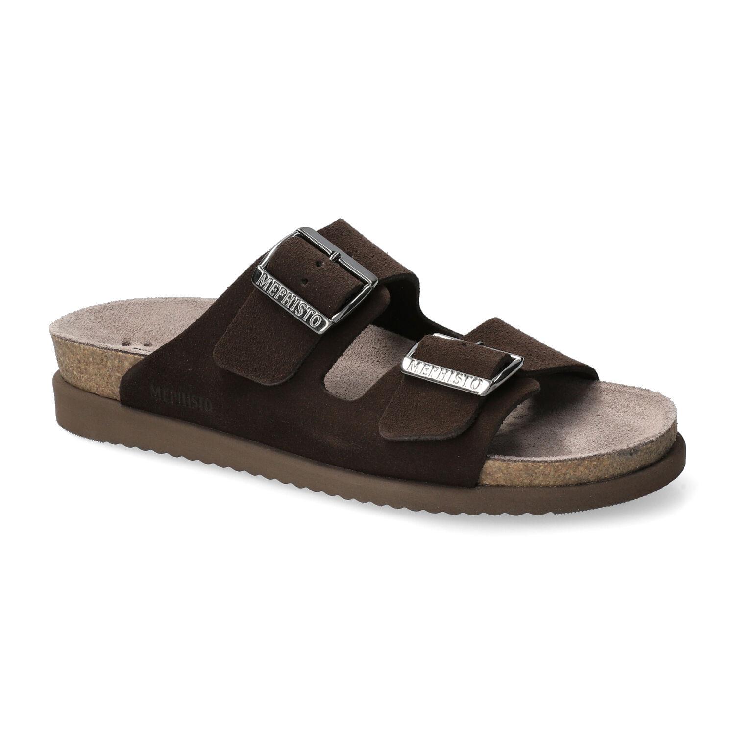 mules femme modèle Hester brun fonce - Mephisto